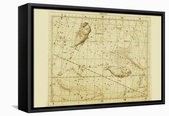 Pisces-Sir John Flamsteed-Framed Stretched Canvas