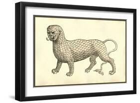 Piscis Leonini Effigies-Ulisse Aldrovandi-Framed Art Print