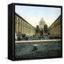 Pise (Italy), the Courtyard of the Camposanto, Cemetery Begun in 1278, Circa 1895-Leon, Levy et Fils-Framed Stretched Canvas