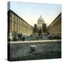 Pise (Italy), the Courtyard of the Camposanto, Cemetery Begun in 1278, Circa 1895-Leon, Levy et Fils-Stretched Canvas