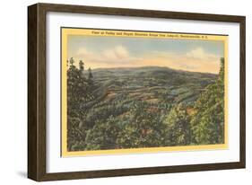 Pisgah Mountains, Hendersonville, North Carolina-null-Framed Art Print