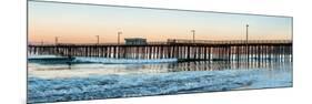 Pismo Beach pier at sunrise, San Luis Obispo County, California, USA-null-Mounted Photographic Print