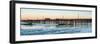 Pismo Beach pier at sunrise, San Luis Obispo County, California, USA-null-Framed Photographic Print