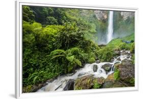 Piso Waterfall Outside Berestagi, Sumatra, Indonesia, Southeast Asia, Asia-John Alexander-Framed Premium Photographic Print