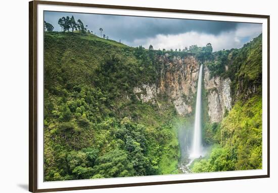 Piso Waterfall Outside Berestagi, Sumatra, Indonesia, Southeast Asia, Asia-John Alexander-Framed Premium Photographic Print