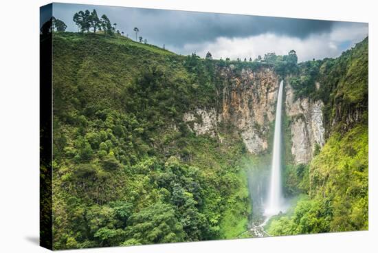 Piso Waterfall Outside Berestagi, Sumatra, Indonesia, Southeast Asia, Asia-John Alexander-Stretched Canvas