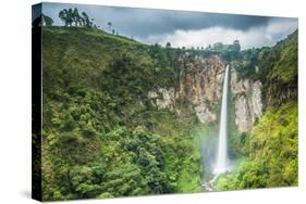 Piso Waterfall Outside Berestagi, Sumatra, Indonesia, Southeast Asia, Asia-John Alexander-Stretched Canvas