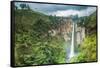 Piso Waterfall Outside Berestagi, Sumatra, Indonesia, Southeast Asia, Asia-John Alexander-Framed Stretched Canvas