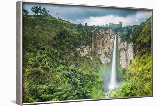 Piso Waterfall Outside Berestagi, Sumatra, Indonesia, Southeast Asia, Asia-John Alexander-Framed Photographic Print