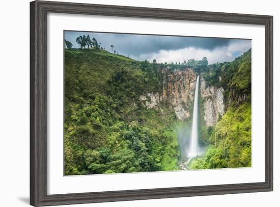 Piso Waterfall Outside Berestagi, Sumatra, Indonesia, Southeast Asia, Asia-John Alexander-Framed Photographic Print