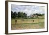 Pissarro: Cow Pasture-Camille Pissarro-Framed Giclee Print