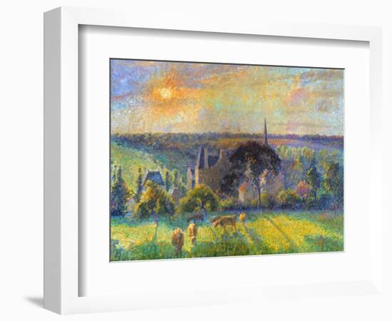 Pissarro: Eragny, 1895-Camille Pissarro-Framed Giclee Print