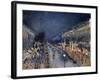 Pissarro: Paris at Night-Camille Pissarro-Framed Giclee Print