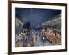 Pissarro: Paris at Night-Camille Pissarro-Framed Giclee Print