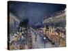 Pissarro: Paris at Night-Camille Pissarro-Stretched Canvas