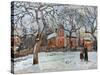 Pissarro: Trees, C1872-Camille Pissarro-Stretched Canvas