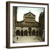 Pistoia (Italy), the Duomo (Cathedral), XIIth Century, Circa 1895-Leon, Levy et Fils-Framed Photographic Print