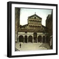 Pistoia (Italy), the Duomo (Cathedral), XIIth Century, Circa 1895-Leon, Levy et Fils-Framed Photographic Print