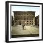 Pistoia (Italy), the Podestat Palace or the Pretorio (1367), Piazza Del Duomo, Circa 1895-Leon, Levy et Fils-Framed Photographic Print