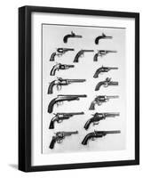 Pistols and Revolvers-null-Framed Giclee Print