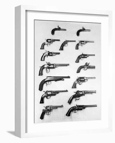 Pistols and Revolvers-null-Framed Giclee Print