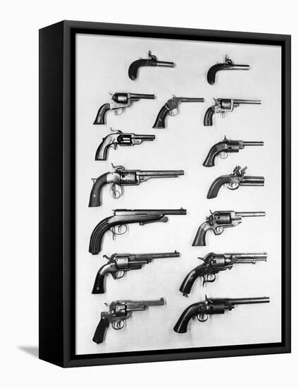 Pistols and Revolvers-null-Framed Stretched Canvas