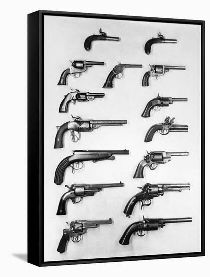 Pistols and Revolvers-null-Framed Stretched Canvas