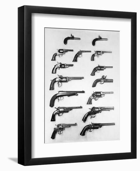 Pistols and Revolvers-null-Framed Giclee Print