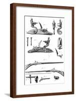 Pistols and Rifles 18th C-null-Framed Art Print