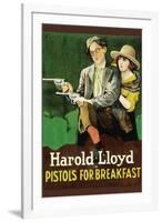 Pistols for Breakfast-null-Framed Art Print