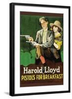 Pistols for Breakfast-null-Framed Art Print