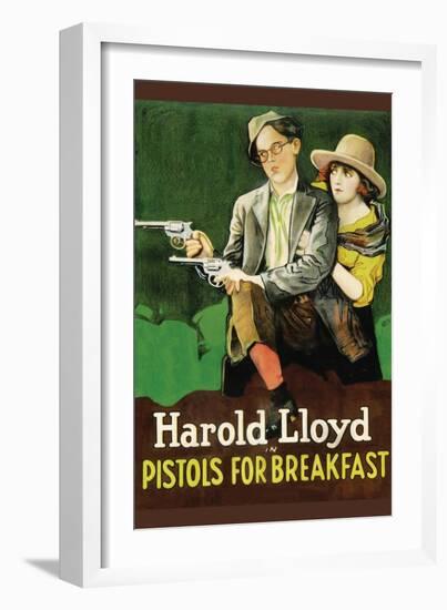 Pistols for Breakfast-null-Framed Art Print