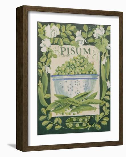 Pisum, Peas-Jennifer Abbott-Framed Giclee Print