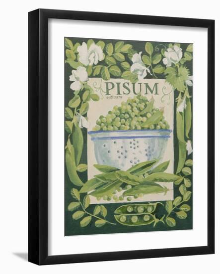 Pisum, Peas-Jennifer Abbott-Framed Giclee Print