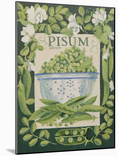 Pisum, Peas-Jennifer Abbott-Mounted Giclee Print