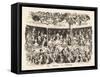 "Pit Boxes and Gallery" in a London Theatre-George Cruikshank-Framed Stretched Canvas