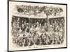 "Pit Boxes and Gallery" in a London Theatre-George Cruikshank-Mounted Art Print