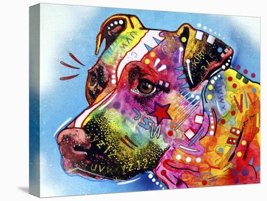 Pit Bull 1059-Dean Russo-Stretched Canvas