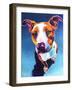 Pit Bull - Bentley-Dawgart-Framed Giclee Print