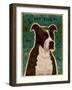 Pit Bull (Brindle)-John W Golden-Framed Giclee Print