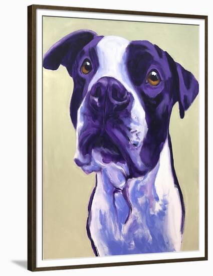 Pit Bull - David-Dawgart-Framed Premium Giclee Print