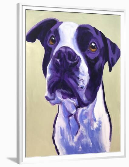 Pit Bull - David-Dawgart-Framed Premium Giclee Print