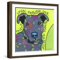 Pit Bull I-Denny Driver-Framed Giclee Print