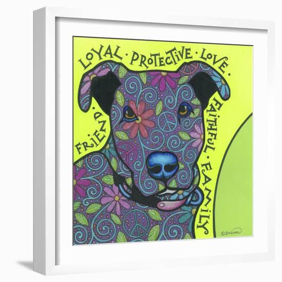 Pit Bull I-Denny Driver-Framed Giclee Print