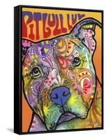 Pit Bull Luv-Dean Russo-Framed Stretched Canvas