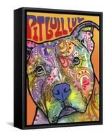 Pit Bull Luv-Dean Russo-Framed Stretched Canvas