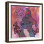 Pit Bull Puppy IV-Denny Driver-Framed Giclee Print