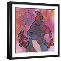 Pit Bull Puppy IV-Denny Driver-Framed Giclee Print