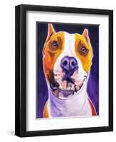 Pit Bull - Rexy-Dawgart-Framed Giclee Print