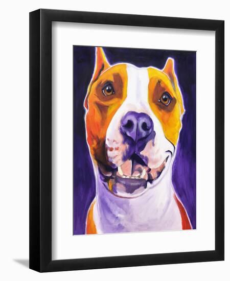 Pit Bull - Rexy-Dawgart-Framed Giclee Print